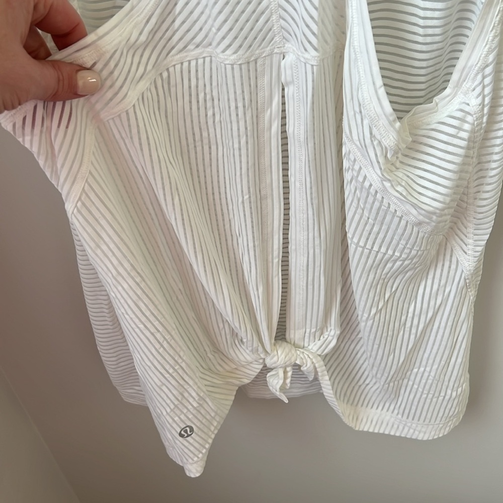 Lululemon Tank - Open Tie Back - Picture 4 of 4